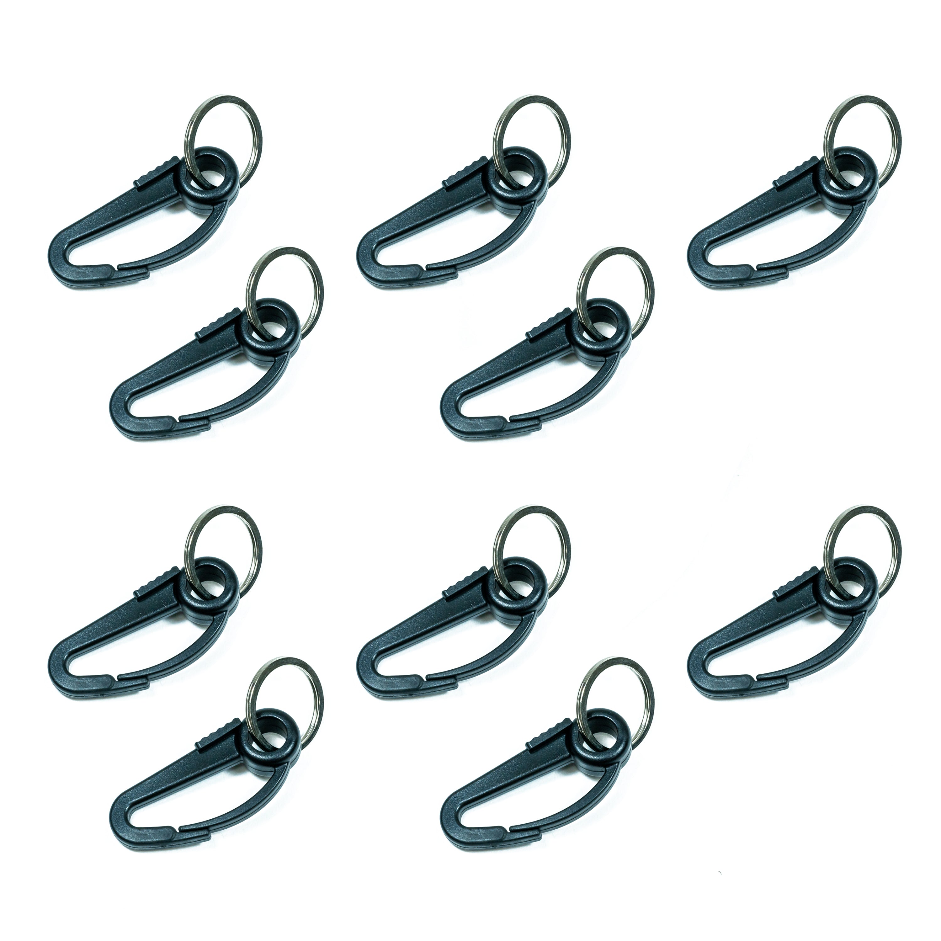 Bait Cage Snaps - 10 Pack, Black, One Size