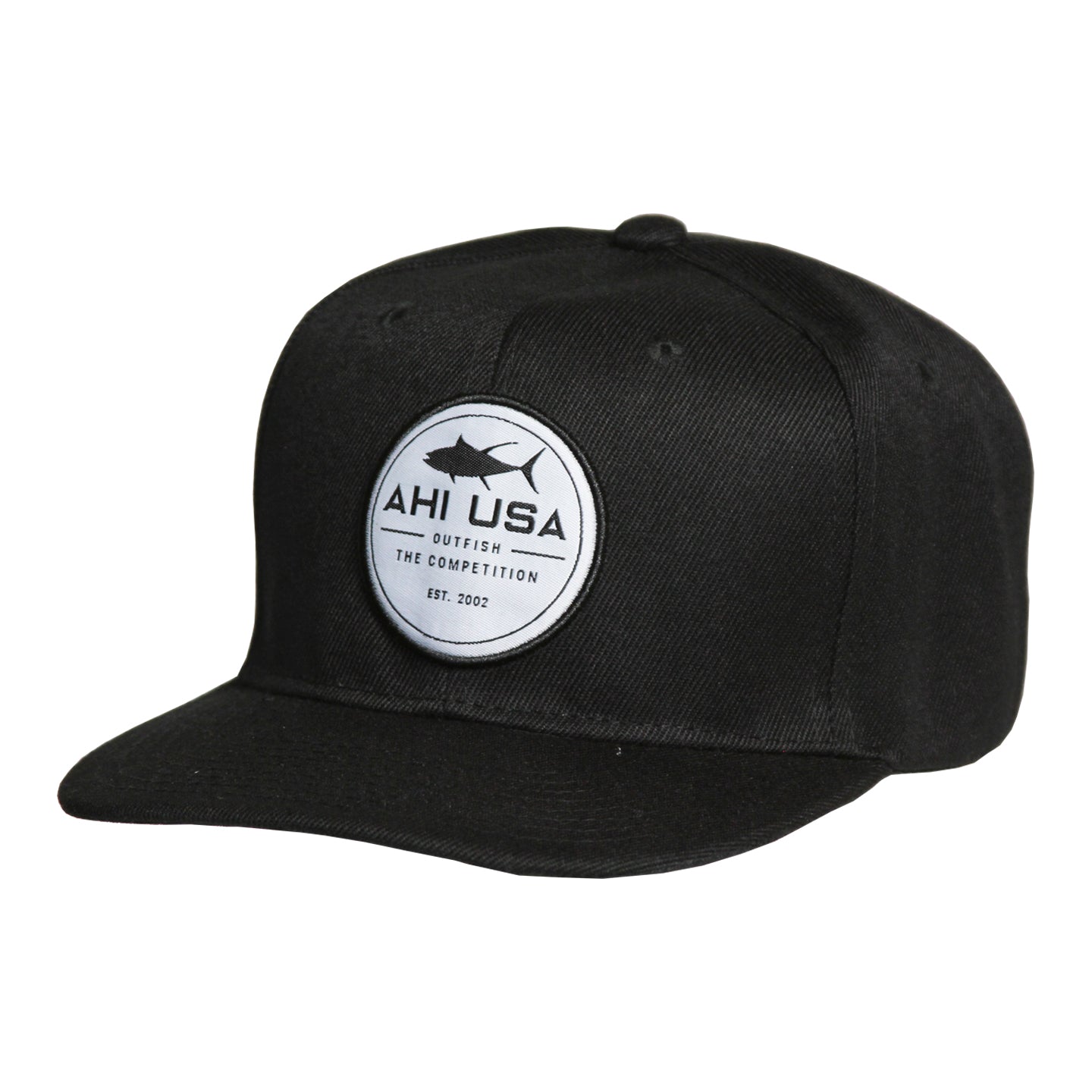 TANNER BLACK SNAP BACK HAT - AHI USA FRONT