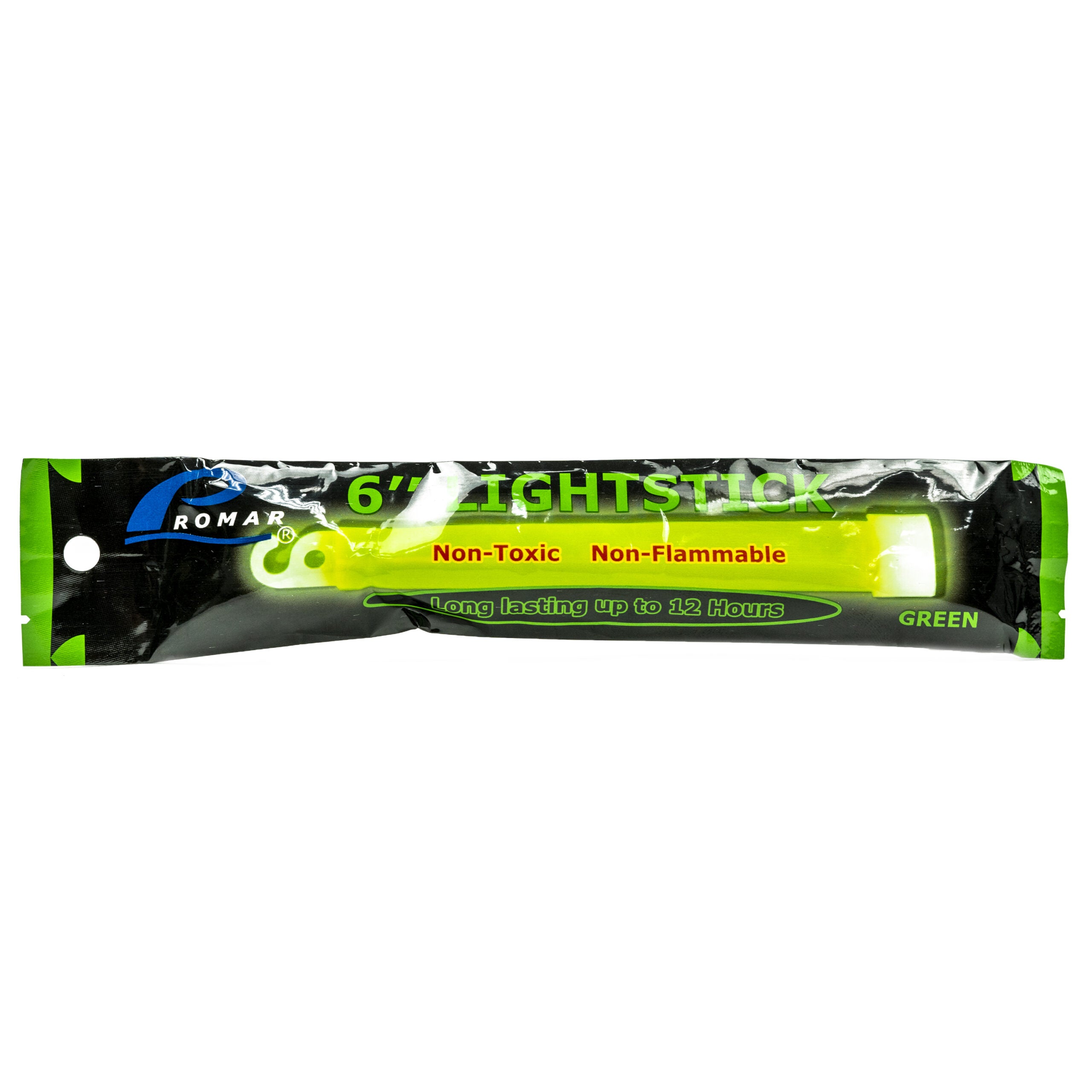 6'' Premium Glow Sticks - Green