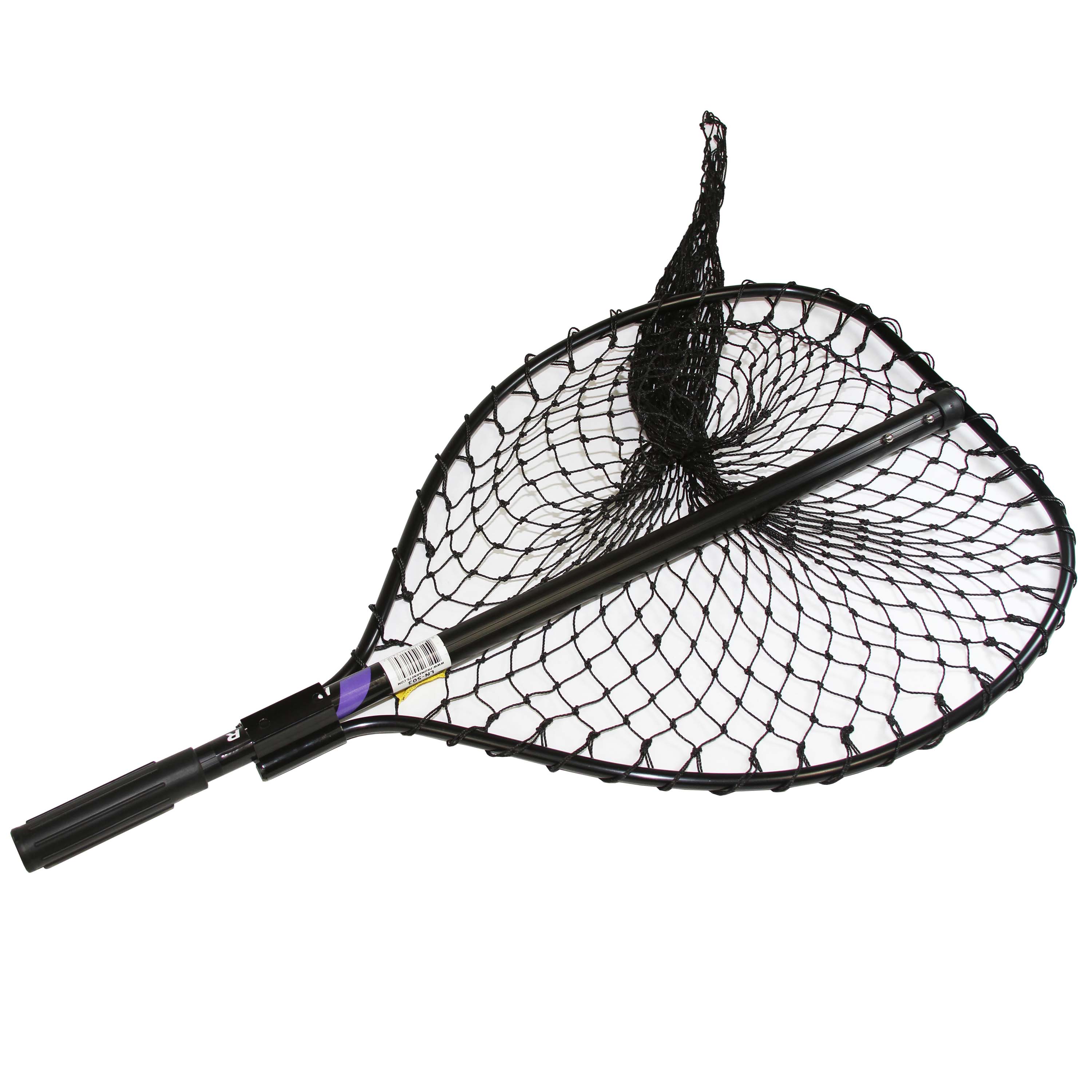 Promar Grande Series Landing Net, Black Finish