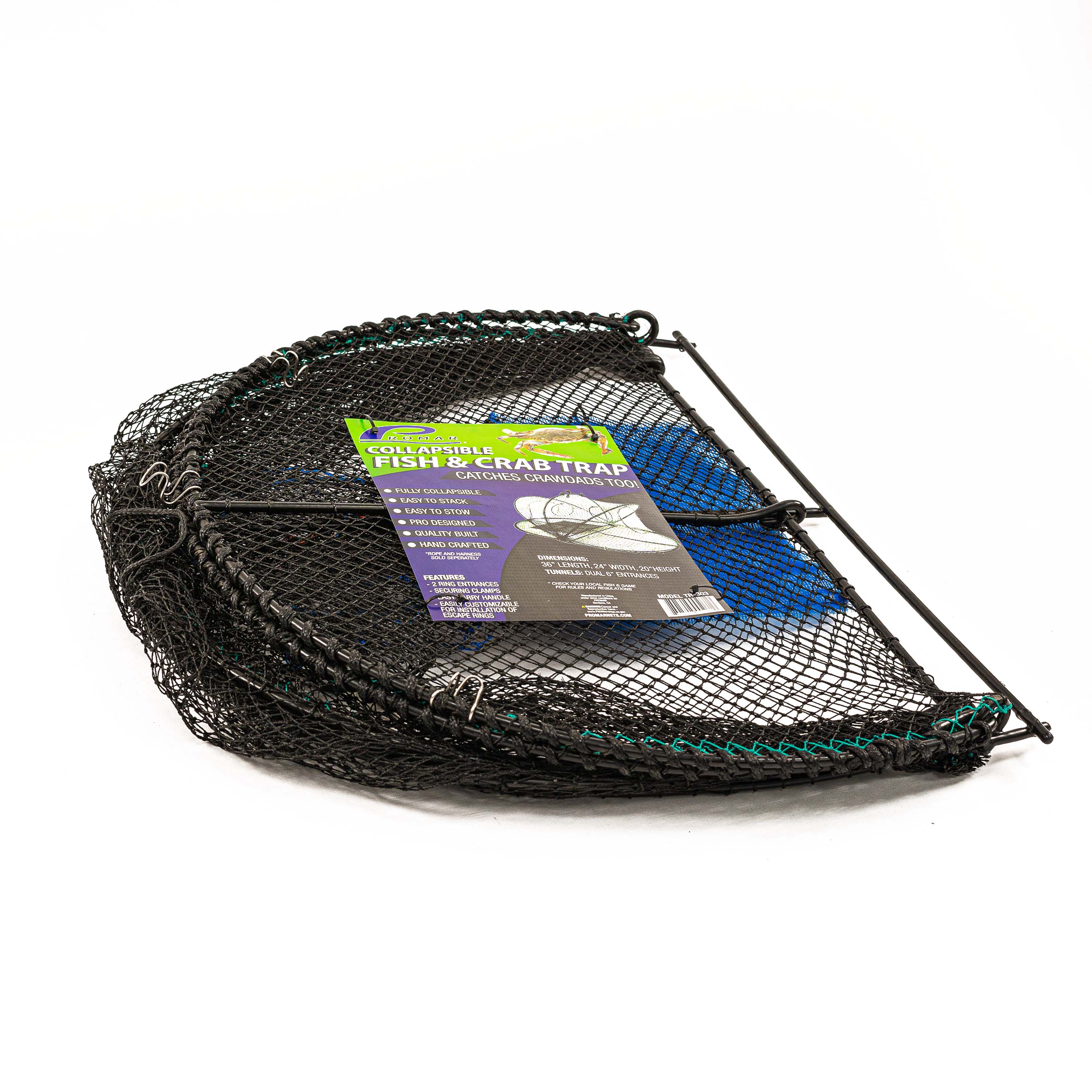 Collapsible Crawfish/Crab Trap 24"x18"x8"