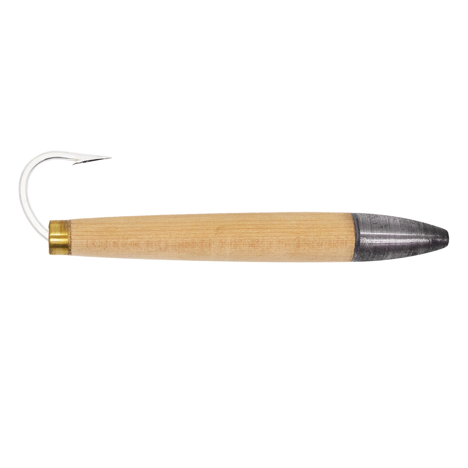 cedar plug fishing lure Tuna Lures, Rigged, 6-Pack, 6 inches Available in real natural cedar or a variety of colours SEA STRIKER Rigged Cedar Plug