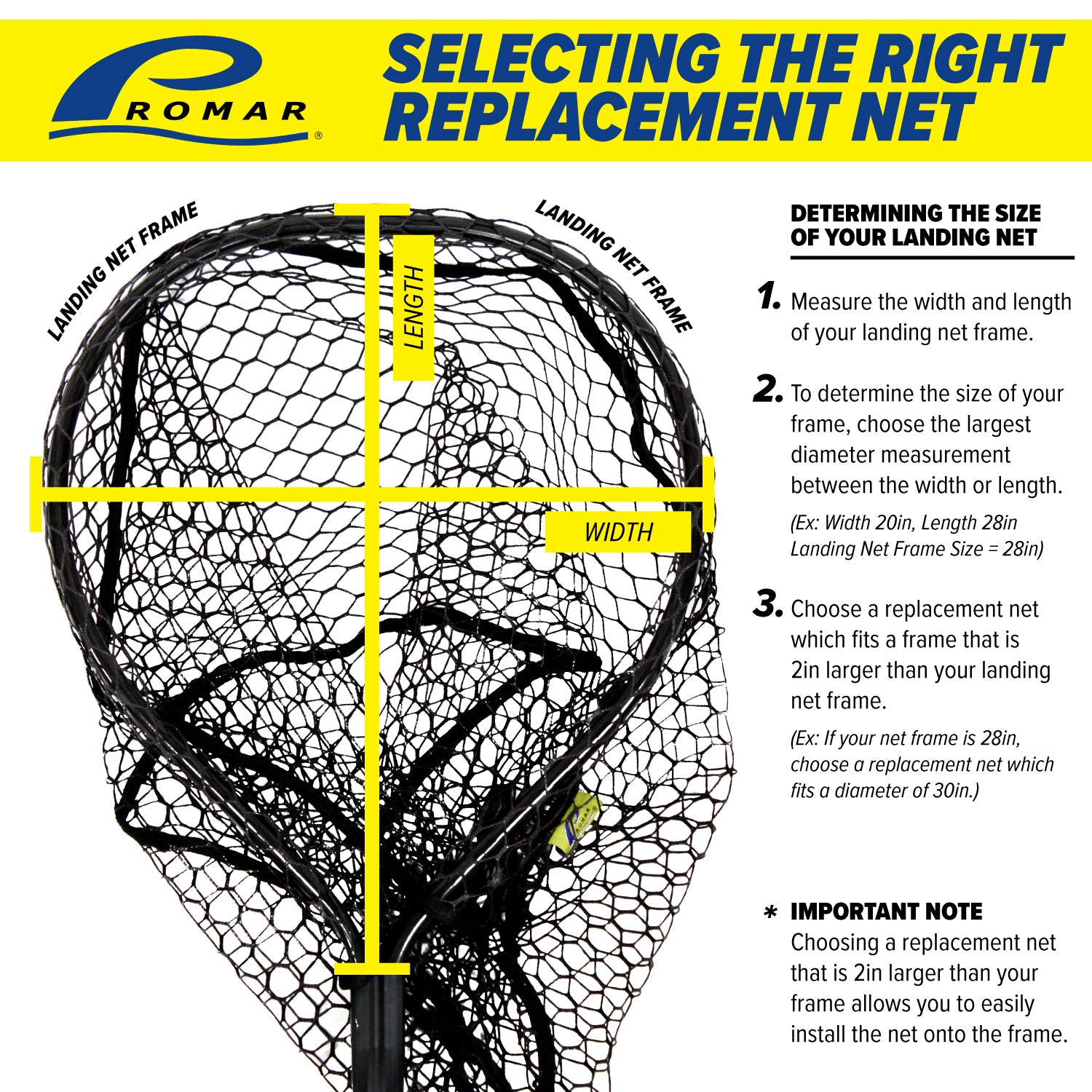 Promar Hook Resist Replacement Net Promar Hook Resist Replacement Net