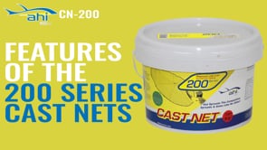 ahi usa 200 series cast fishing net clear Ahi USA 200 Series Cast Nets