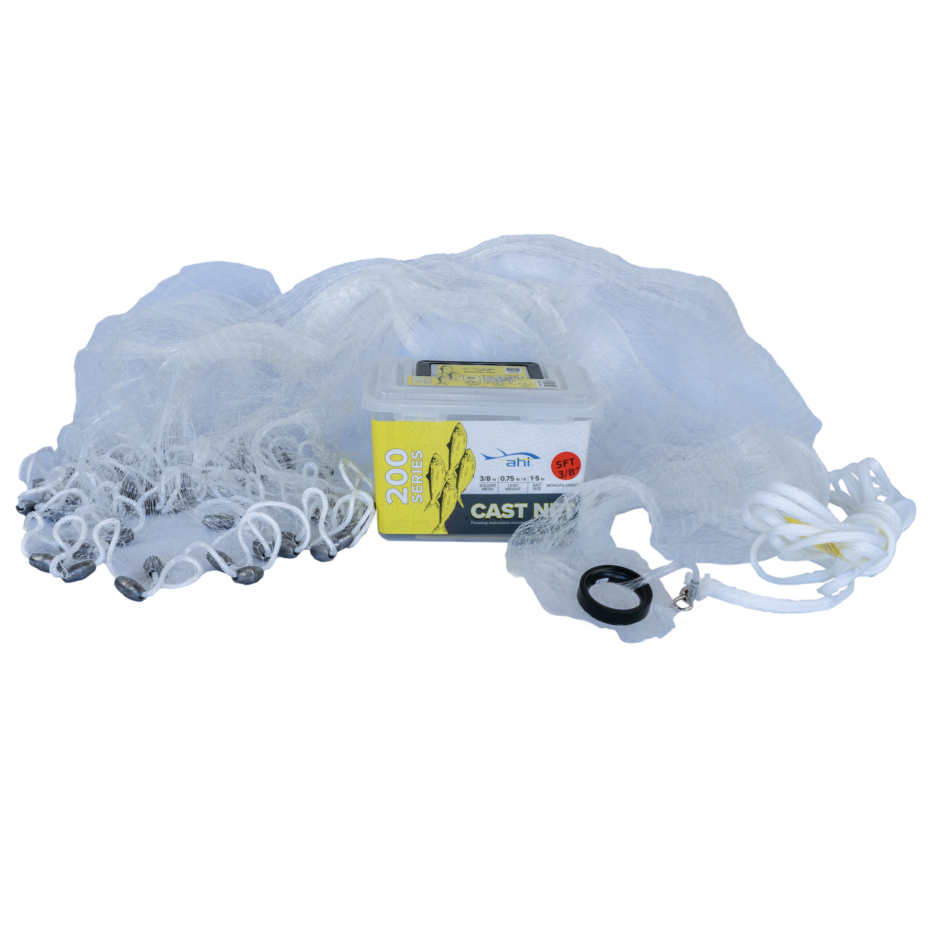 ahi usa 200 series cast fishing net Ahi 200 Series Cast Net - 4 Feet