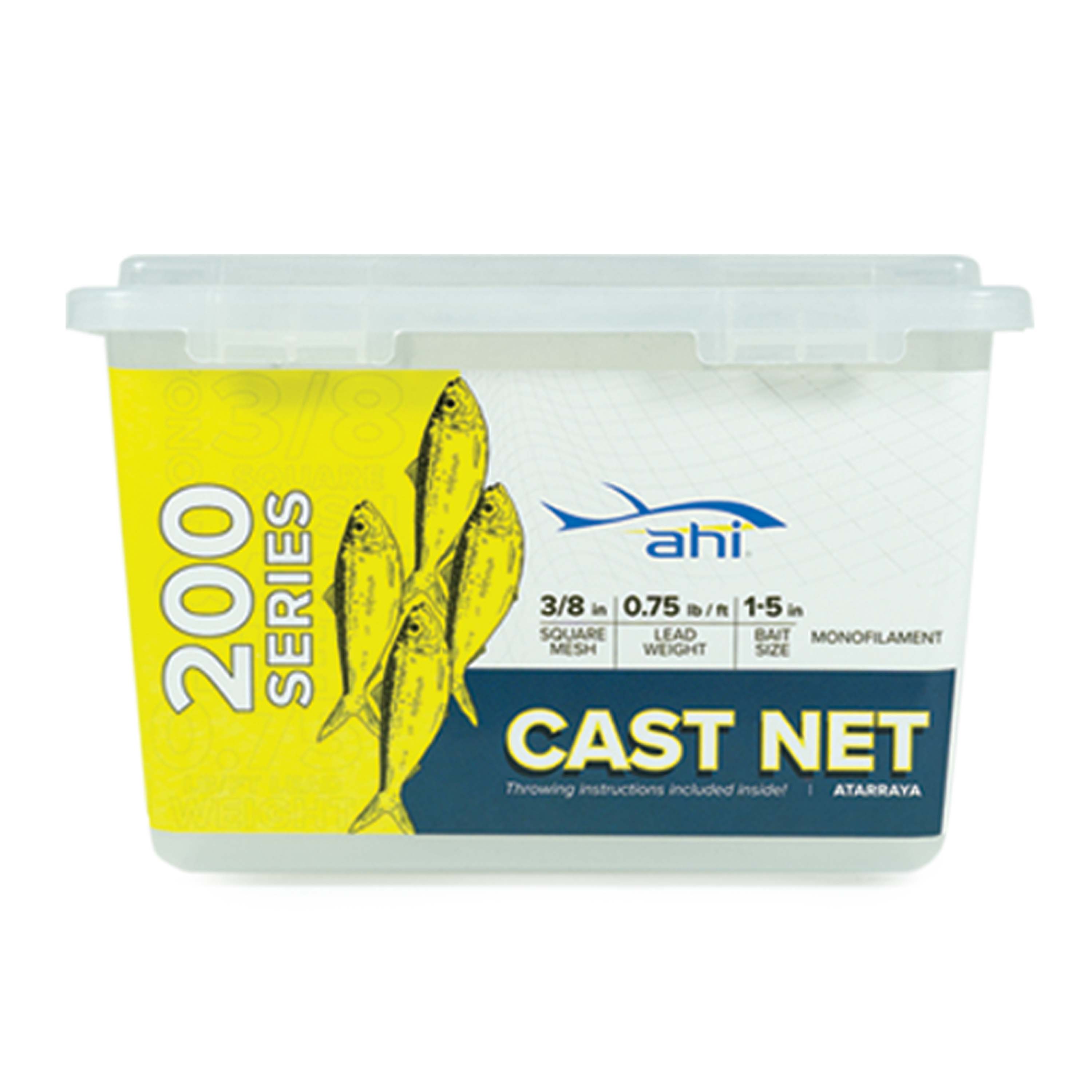 casting fish net 16ft 18ft 20ft 22ft 24ft for sale Ahi 200 Series Cast Net - 4 Feet