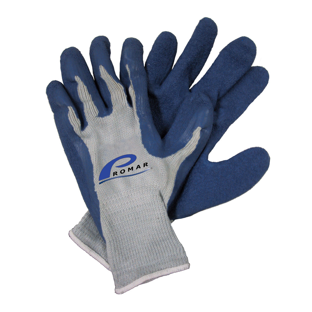 Do it Best Men's Medium Grip Latex Coated Glove, Blue - Baller