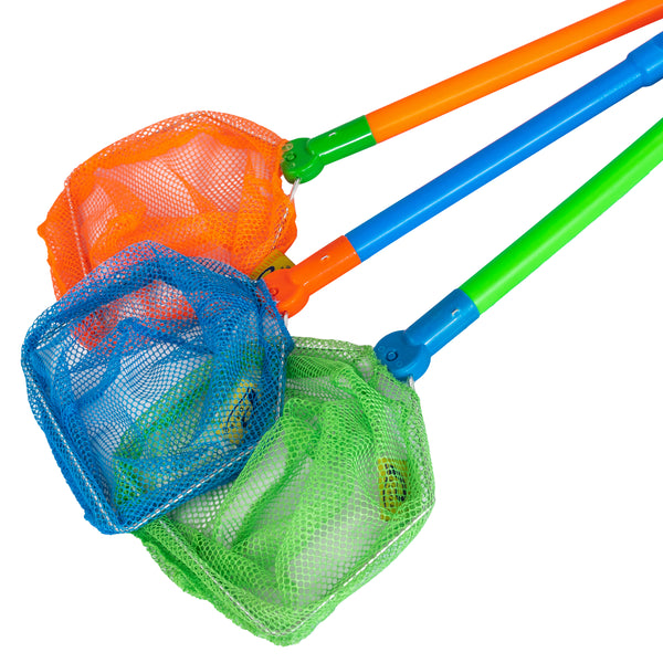 colorful fish nets Promar Floating Fun Color Bait Net with decorative shells and News - Bauer Sealed Category_Nets & Dividers Style:6.3:1 Gear Ratio/Right Hand