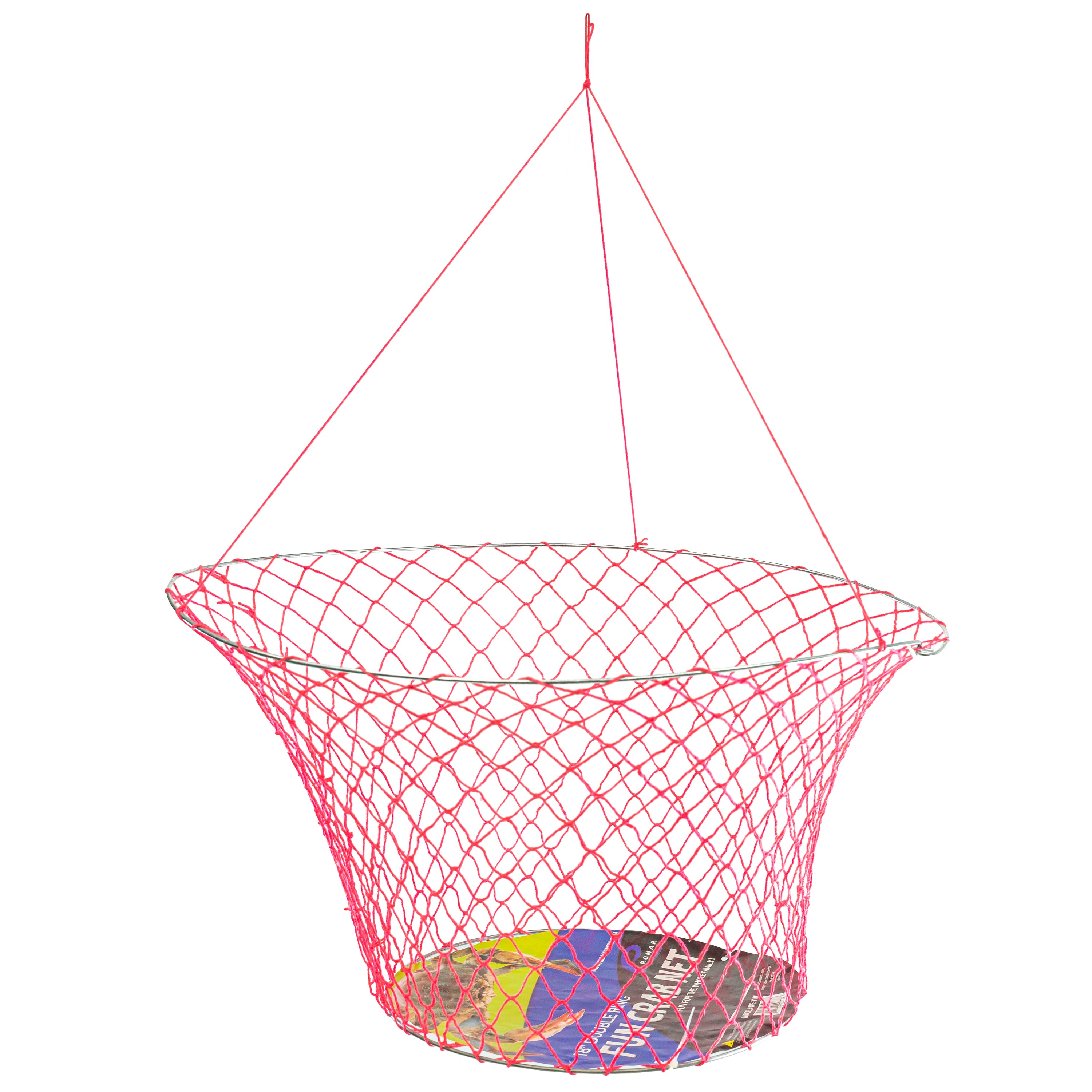 Cray Ring Net Fun Color 2 Ring Crab Net Assorted Colors - 12 Pack – Promar & Ahi USA