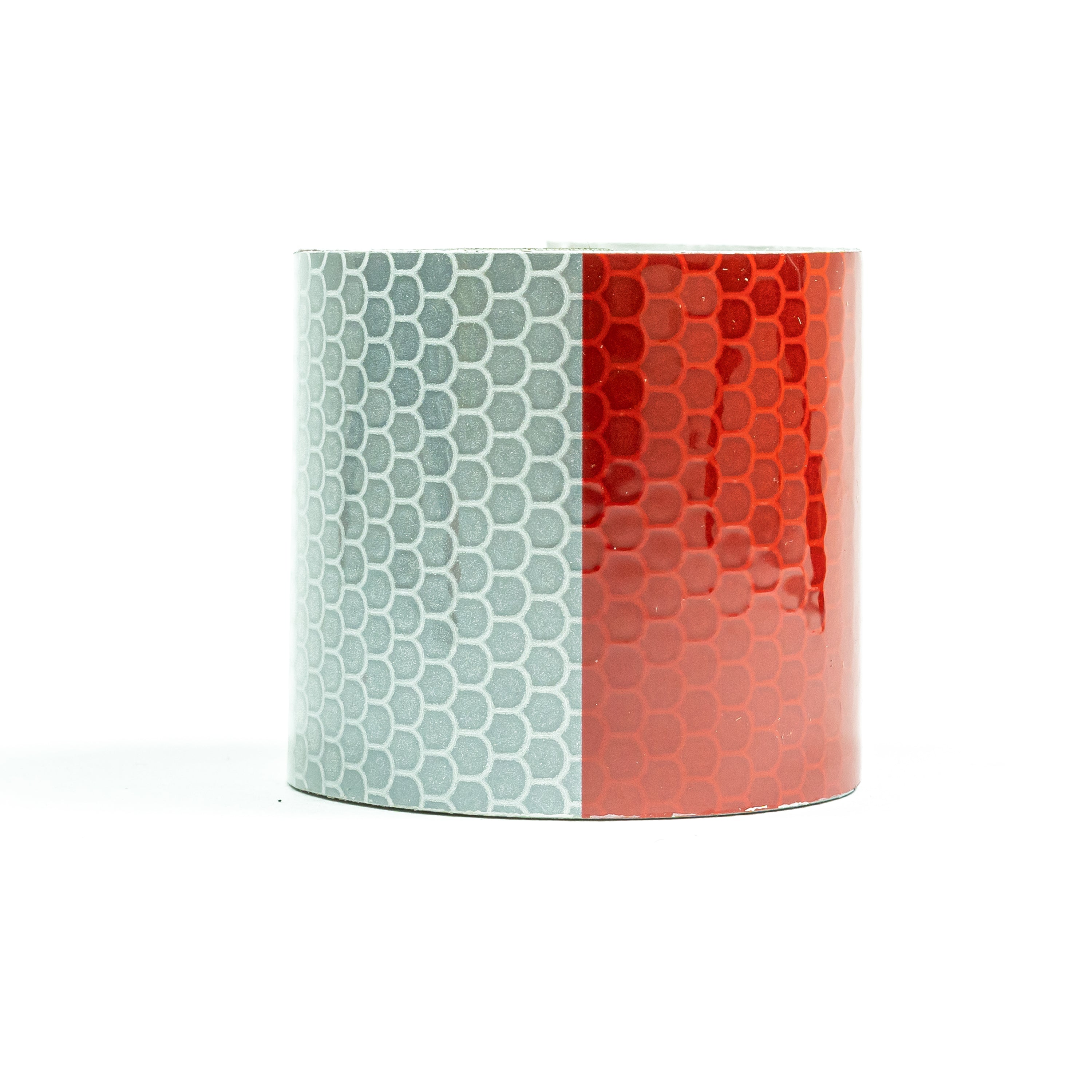 Promar Reflective Tape - Red/White 6 FT Roll
