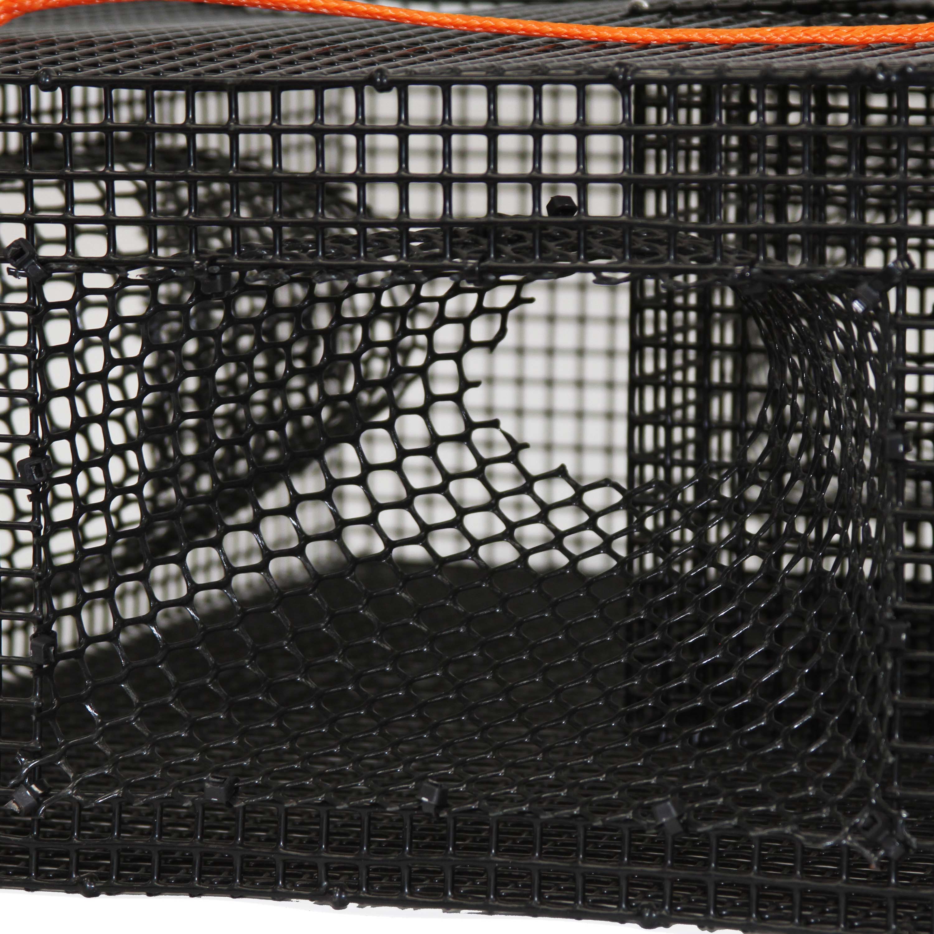 Heavy Duty Box Pot with 4 Tunnels - Black