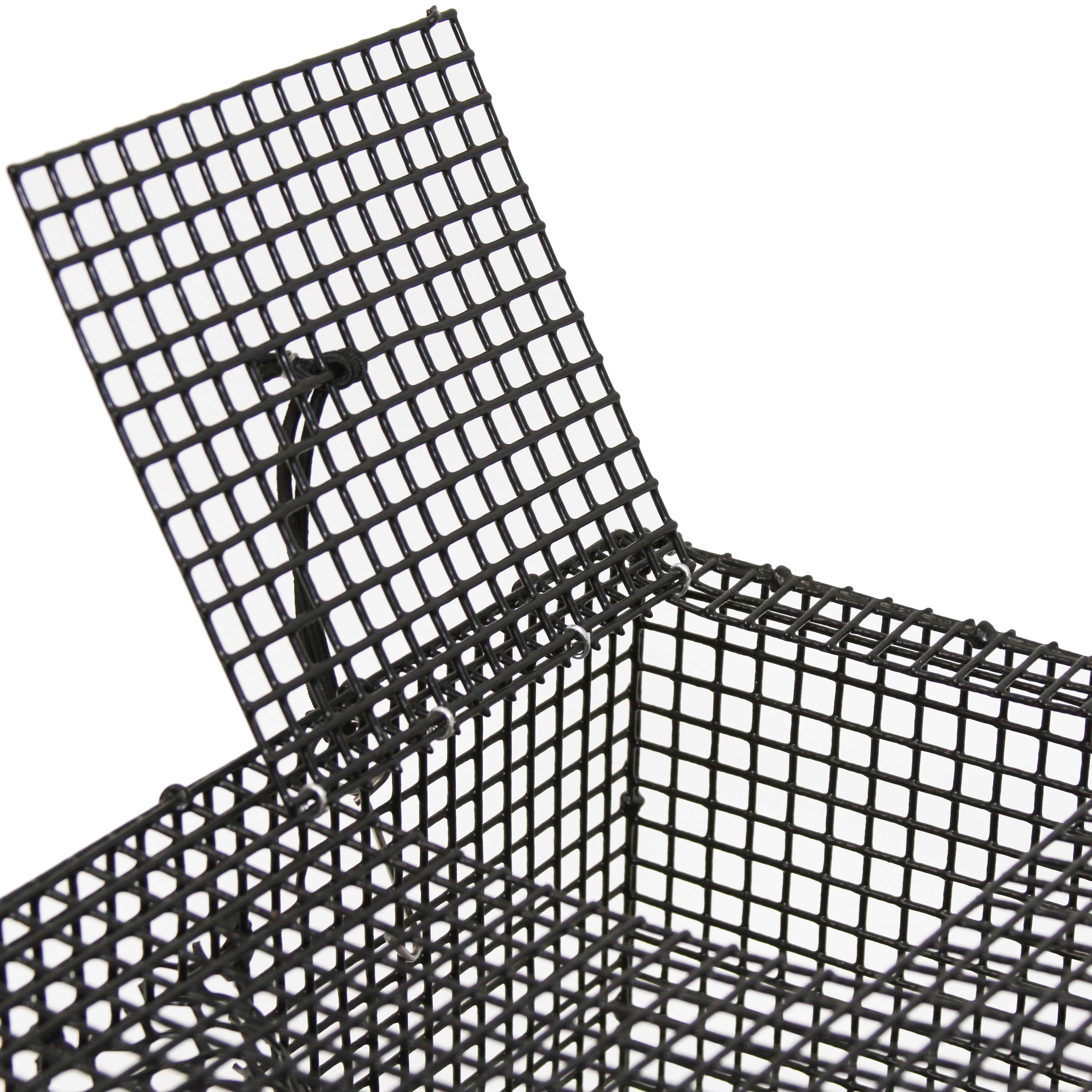 Heavy Duty Box Pot with 4 Tunnels - Black